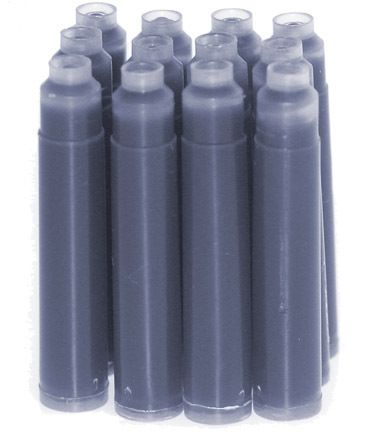 12 Fountain Pen Ink Cartridges refill BURGANDY  