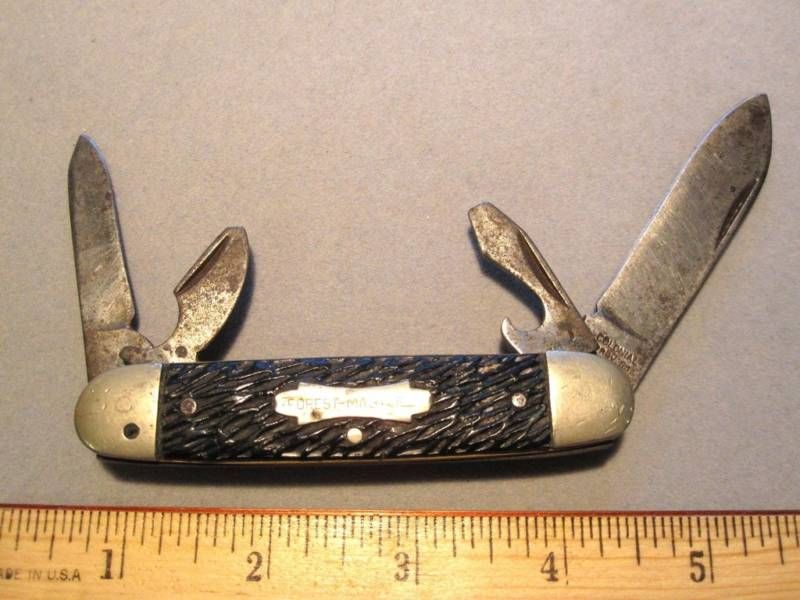 Colonial Forest Master Vintage 4 blade pocket knife  