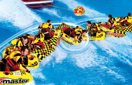 New MixMaster 1 Spinning Towable Doable Raft Ski Tube  