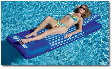 DESIGNER MATTRESS™ FLOATING SWIMMING POOL LOUNGER  