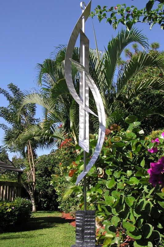 MASSIVE ABSTRACT IN/OUTDOOR METAL ART SCULPTURE DECOR  