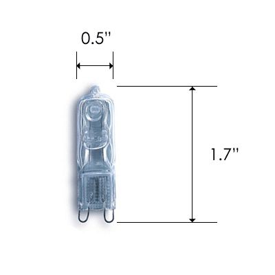 Halogen JCD Bulb G9 Base 60w 120v Lot2  