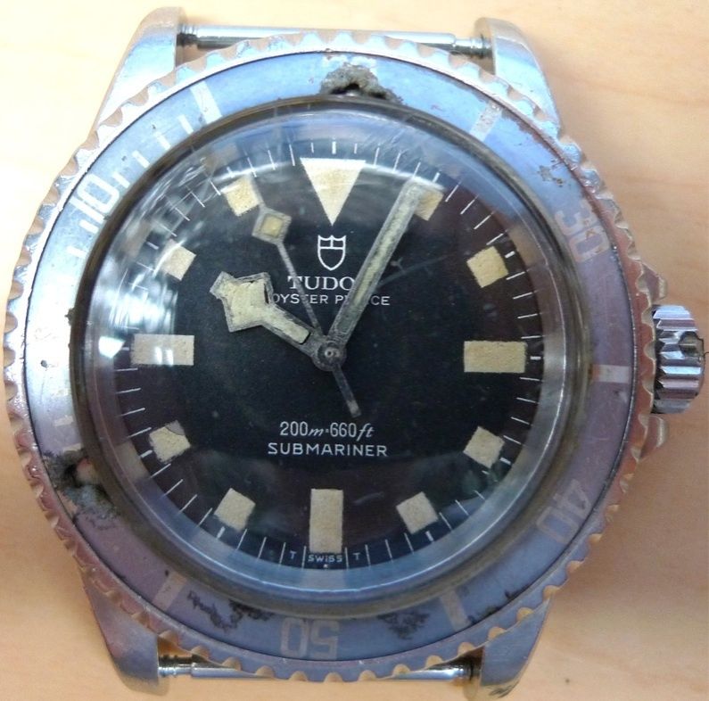 ROLEX TUDOR 200m SUBMARINER SNOWFLAKE GNTS WATCH 7016 $1 N/R    