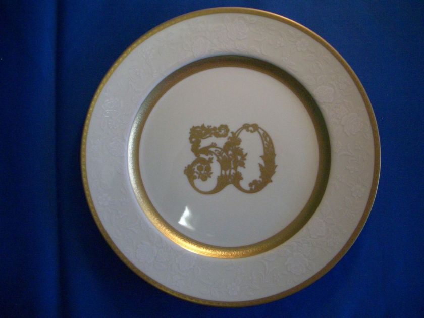 50th Anniversary Mikasa China Plate  