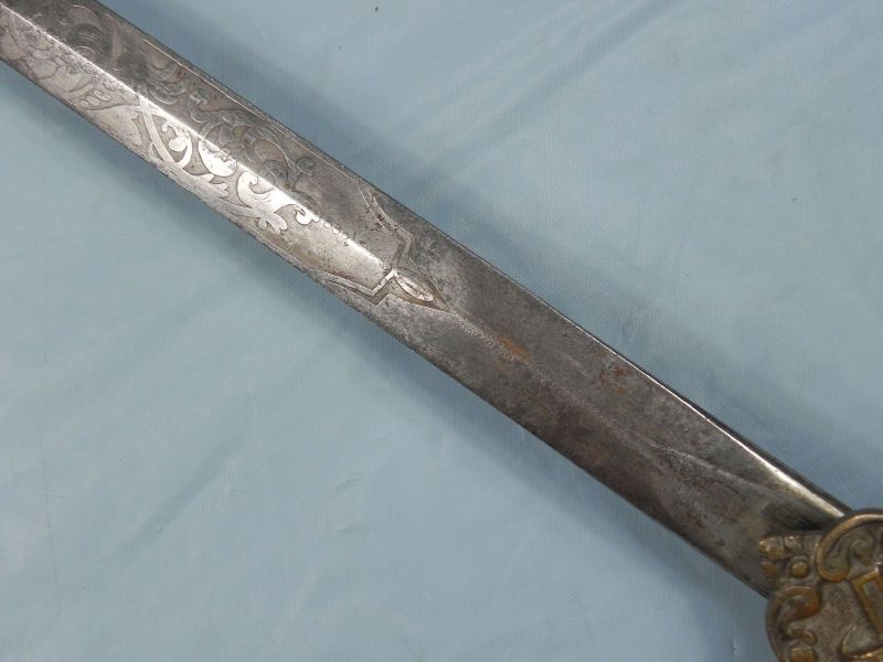 US VINTAGE OLD MASONIC WM. PETTIS SWORD  