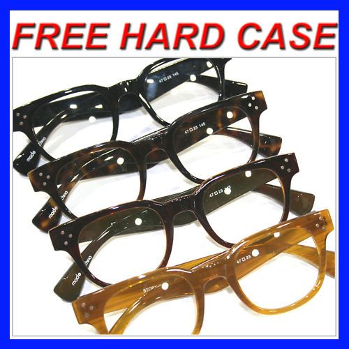 OLIVER Horn Rim Old Style Square Reading Glasses 1.00  