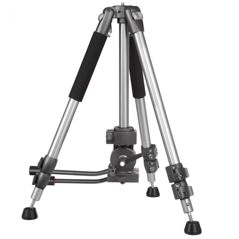 New Video Camera Film Tripod w Pro Fluid Drag Pan Head  