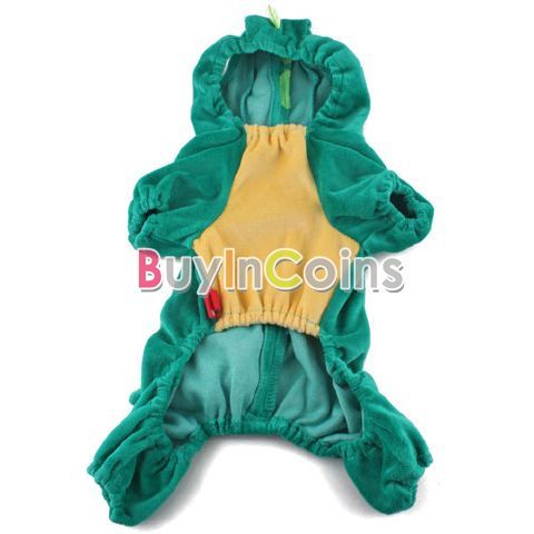   Dinosaur Puppies Dog Cothes Hooded Costume Pet Supplies Small  