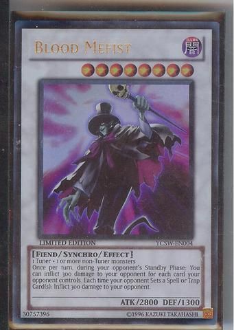 Blood Mefist Ultra Rare YCSW EN004 Unl. Yugioh  