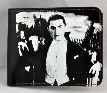 DRACULA WALLET CLASSIC MONSTER MOVIE BELA LUGOSI HORROR  