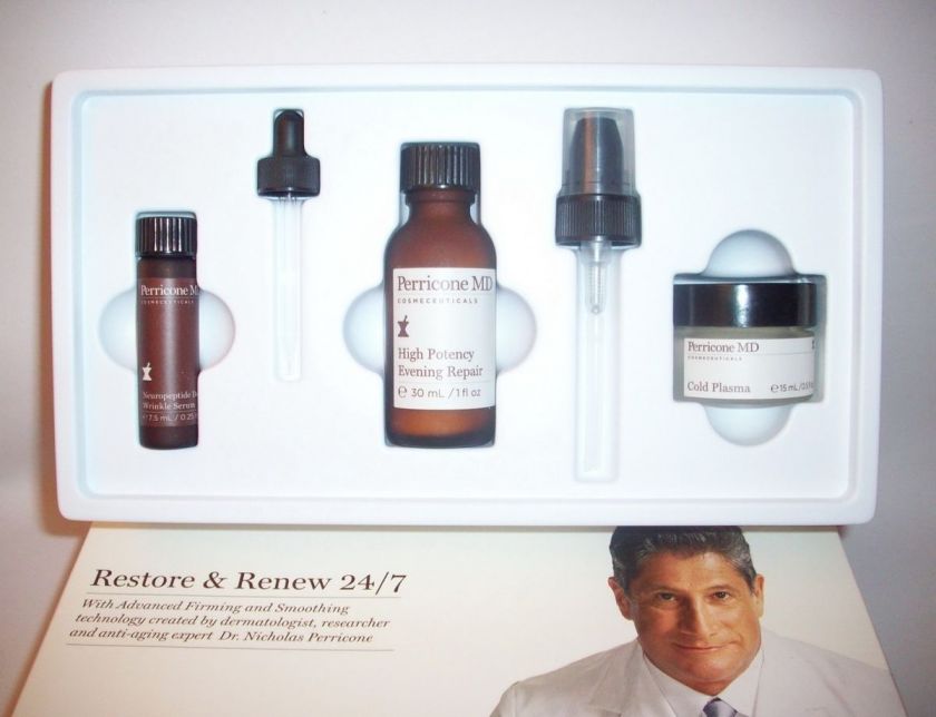 Perricone MD Restore & Renew 24/7 3pc set kit  