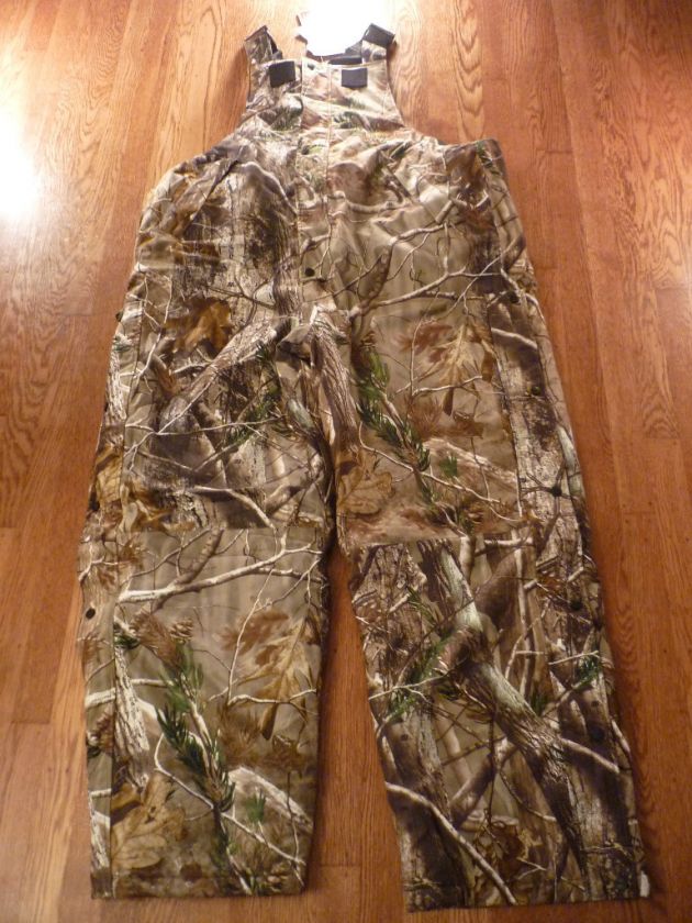 SCENT LOK Thundertek Hunting Bib Overalls Real Tree AP Camouflage Men 