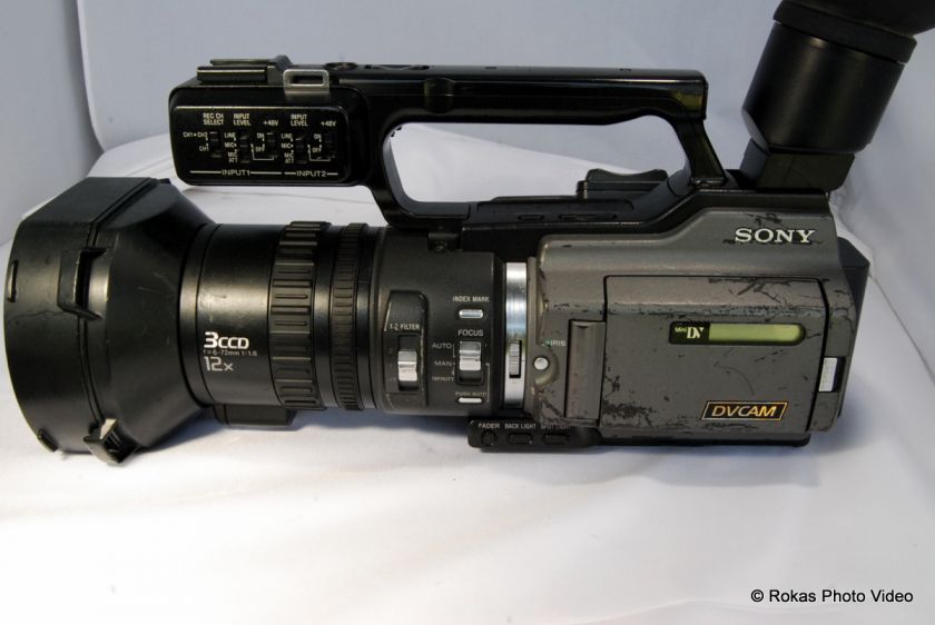 Used Sony DSR PD170 Camcorder 3CCD DVCAM (SN 1138242) 0027242639850 