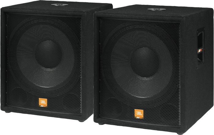 JBL JRX118S 18 Compact Subwoofer Pair  