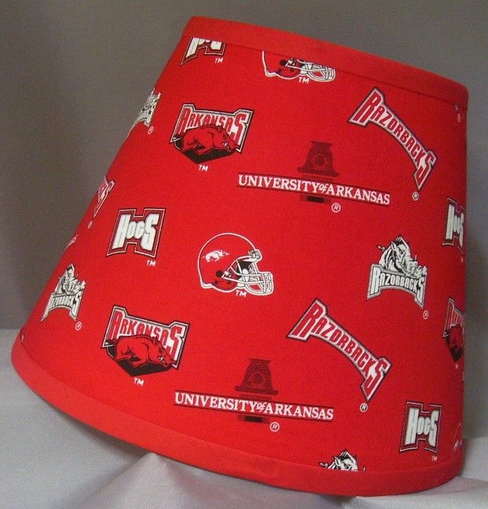 New Lamp Shade Univ of Arkansas Razorbacks NCAA Sports  