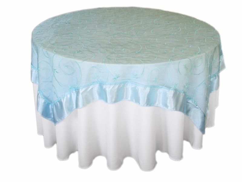   Sheer Organza Table OVERLAY Wedding Party Decorations  