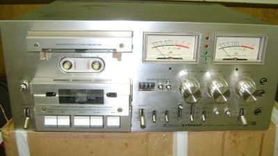 PIONEER STEREO CASSETTE TAPE DECK CT F1000  