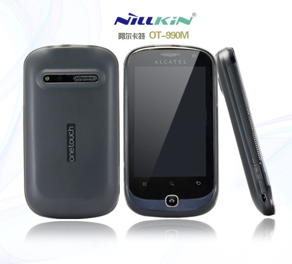 Brand New Alcatel OT 990M Soft Mobile Case with Free Screen Protector 