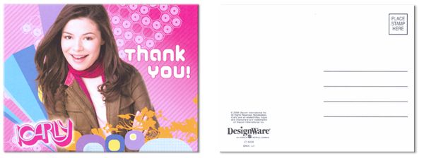 Disney iCarly Invitations & Thank You Notes