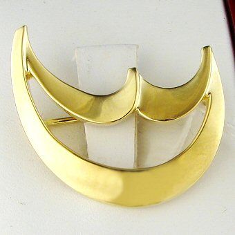 Tiffany & Company Paloma Picasso Ladies 18k Gold Pin  