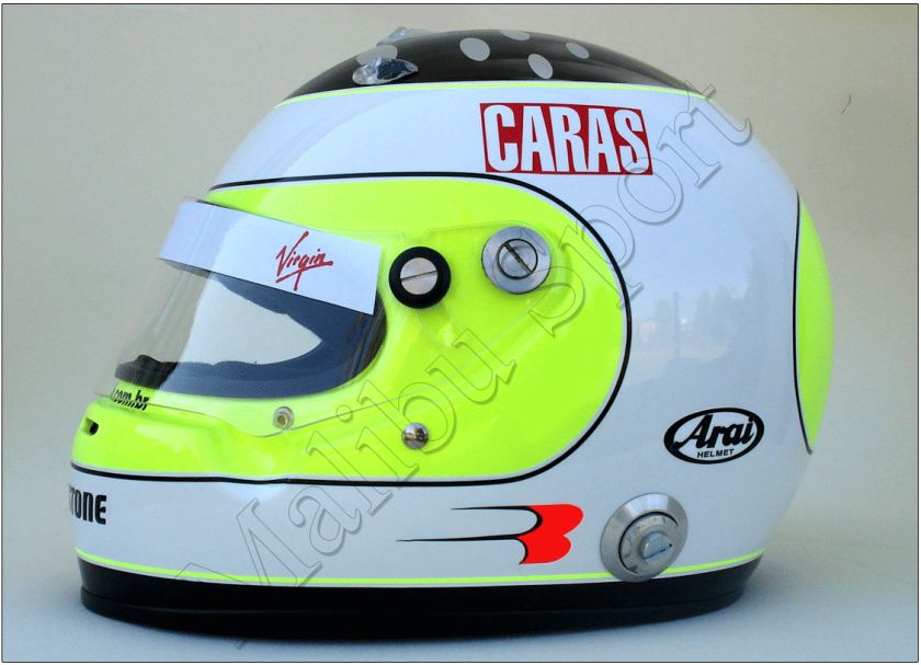 RUBENS BARRICHELLO 2009 F1 REPLICA HELMET SCALE 11  