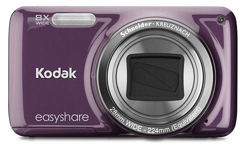 KODAK PURPLE M583 14MP EASYSHARE DIGITAL CAMERA 8x ZOOM WIDE ANGLE 